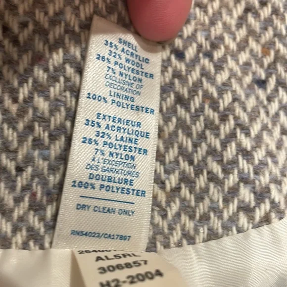 Old Navy Wool Boucle Tweed Blazer - Size Small - Picture 7 of 7